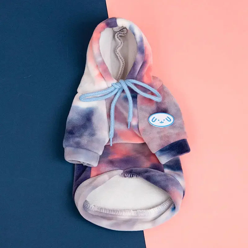 Spilt Dyed Hoodie